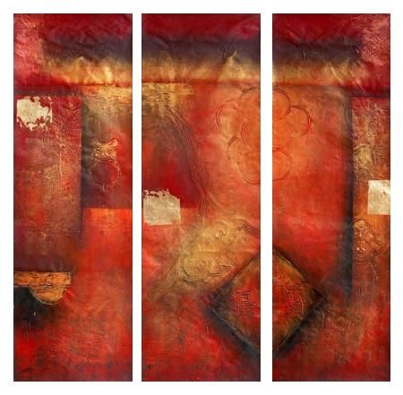 Obraz - Abstrakce červený sen