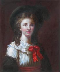 Obraz - Dívka s kloboukem | 60 cm 