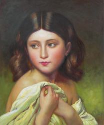 Obraz - Sedící dívka I.
