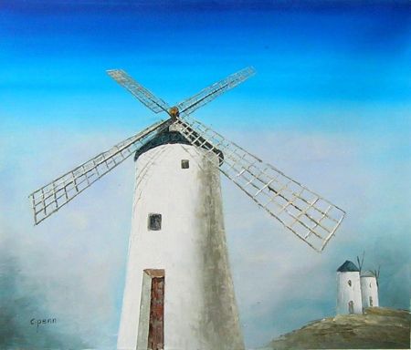 Obraz - Větrné mlýny I.