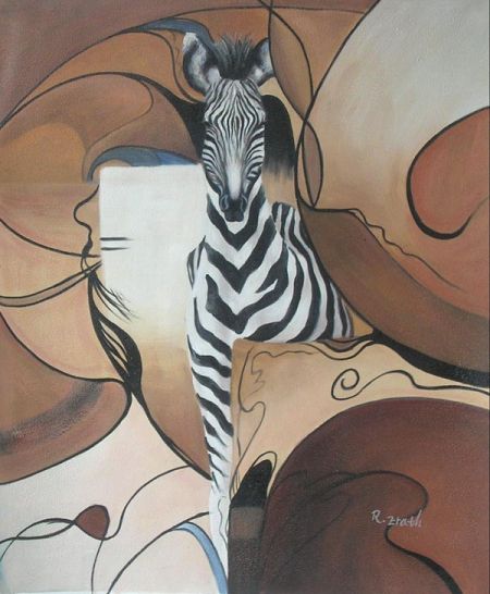 Obraz - Maskovaná zebra