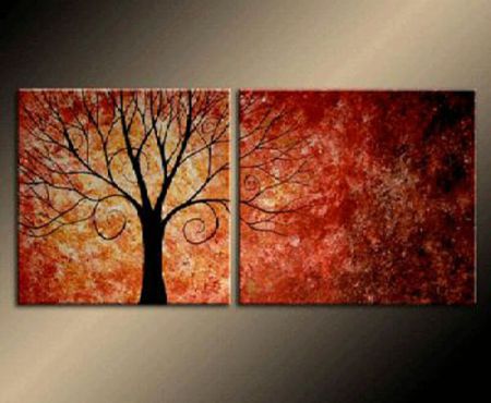 Vícedílné obrazy - Podzimní strom I.