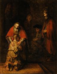 Rembrandt - Návrat ztraceného syna | 65 cm , 85 cm x 65 cm , 110 cm x 85 cm , 130 cm x 100 cm 