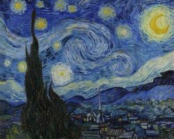 The Starry Night | 40 cm , 60 cm x 75 cm , 80 cm x 100 cm , 100 cm x 125 cm 