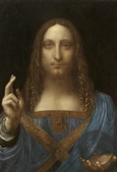Leonardo da Vinci - Salvator Mundi | 95 cm , 80 cm 