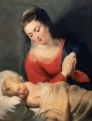 Peter P. Rubens - Marie s Jezulátkem | 80 cm x 60 cm , 60 cm x 45 cm , 40 cm x 30 cm 