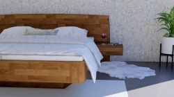 Masivní dubová postel NEVE ECLISSI