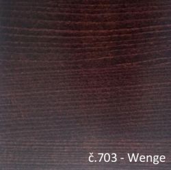 Moření č. 703  - Wenge  - Postel LAURA s lamelami