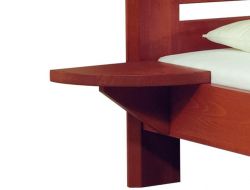 Noční stolek VIOLA  závěsný | š.40 x hl.40cm / BUK masiv , š.40 x hl.40cm / DUB masiv 