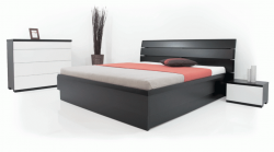 postel CLAUDIA s úložným prostorem GWdesign