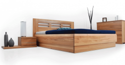 postel CORA s úložným prostorem GWdesign