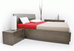 postel RUBI s úložným prostorem GWdesign