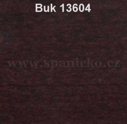 Buk 13604  - KLASIK sklopné masivní jednolůžko s vyklápěním z čela