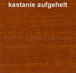 Buk kastanie aufgehelt  - KLASIK sklopné masivní jednolůžko s vyklápěním z čela