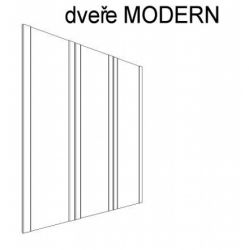 dveře MODERN  - KLASIK sklopné masivní dvoulůžko s vyklápěním z boku