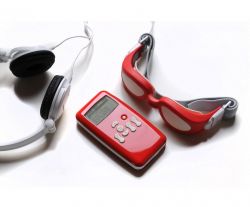 AVS přístroj Laxman Premium - psychowalkman  | červený (červené tělo + červené brýle), stříbrný kovové tělo + šedé brýle), modrý (modré tělo + modré brýle), zelený (zelené tělo + zelené brýle)