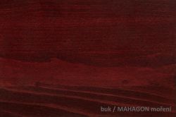 buk / MAHAGON moření  - postel DALILA - nízké čelo 