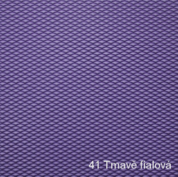 41 Tmavě fialová  - Pěnový podsedák KYTKA