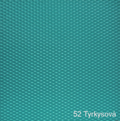 52 Tyrkysová  - Pěnový podsedák KYTKA