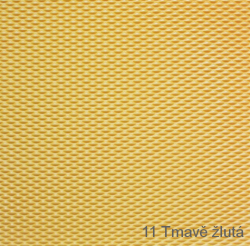 11 Tmavě žlutá  - Pěnový podsedák KYTKA