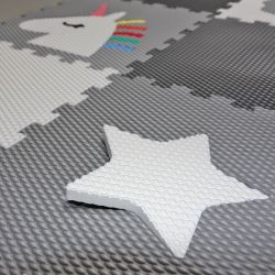 Minideckfloor podlaha 16 dílů - beránek, jednorožec, tuleň a hvězda Vylen