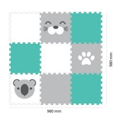 Minideckfloor podlaha 9 dílů - koala, tuleň, tlapka Vylen