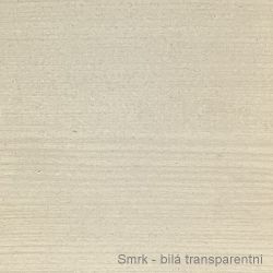Smrk - bílá transparentní  - Jednolůžko Filip smrk