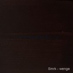 Smrk - wenge  - Arleta jednolůžko - lavice