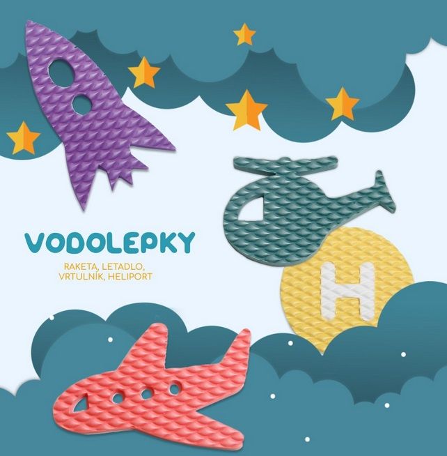 Vodolepky - raketa, letadlo, vrtulník a heliport Vylen