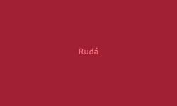 Rudá  - Samolepka na zeď - CUADRO