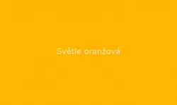 Světle oranžová  - Samolepka na zeď - SLAVIA PRAHA