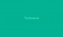 Tyrkysová  - Samolepka na zeď - MUŽ - ŽENA