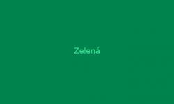 Zelená  - Samolepka na zeď - POSA in ŽENA