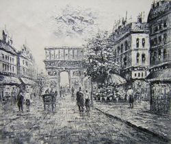 Obraz - Pařížská ulice I.