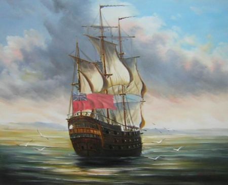 Obraz - Plachetnice na moři IV.